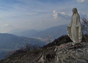 62 Alla bella Madonnina del Costone (1195 m) con vista sulla conca di Zogno